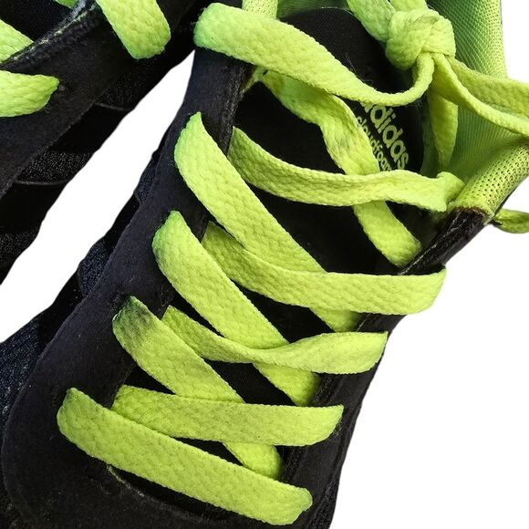 Adidas Big Kids 4Y Neo Cloudfoam Race K Lime Green Sneakers AW4043 - Picture 11 of 16